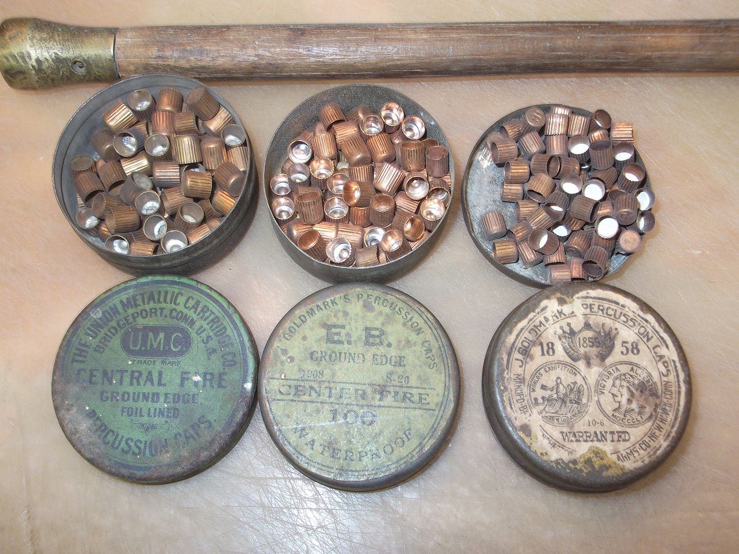 Percussion Caps From Waaaay Back